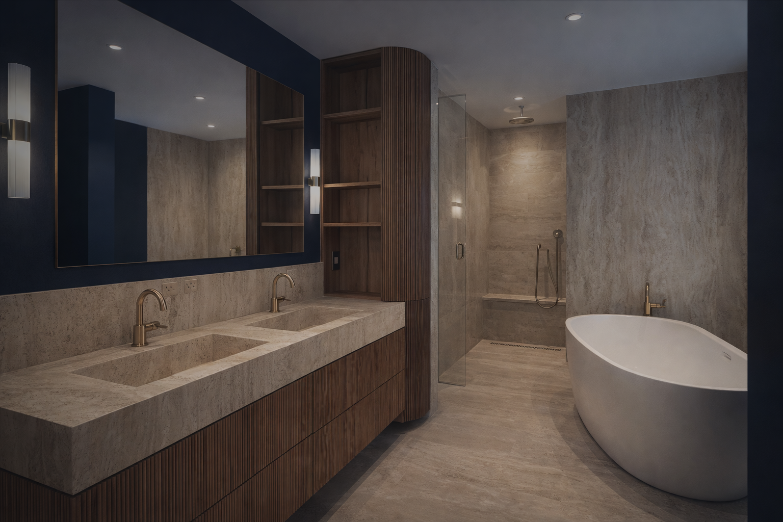 Completed home interior by TD Pro Renovations